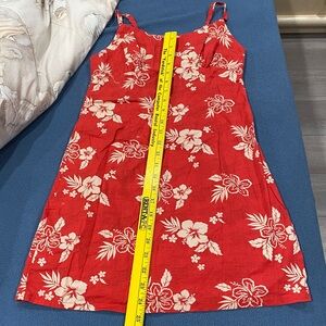 Wild Fable Scarlet and Ivory Floral Mini Dress